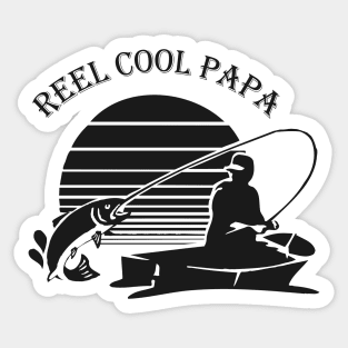 Fishing Papa - Reel cool papa Sticker